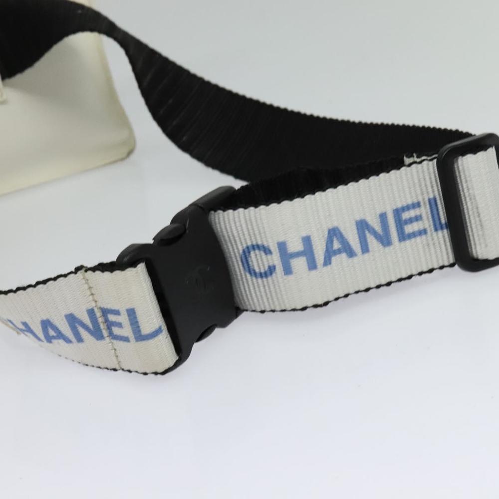 CHANEL Waist Bag Nylon White CC Auth bs25229 - Picture 8 of 16
